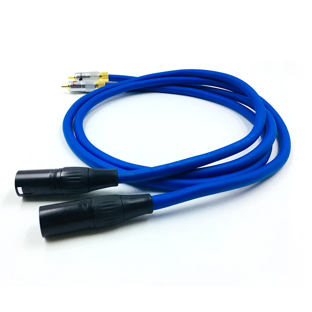 HiFi Cardas 2 RCA штекер к XLR аудио кабель высокого качества двойной двойному