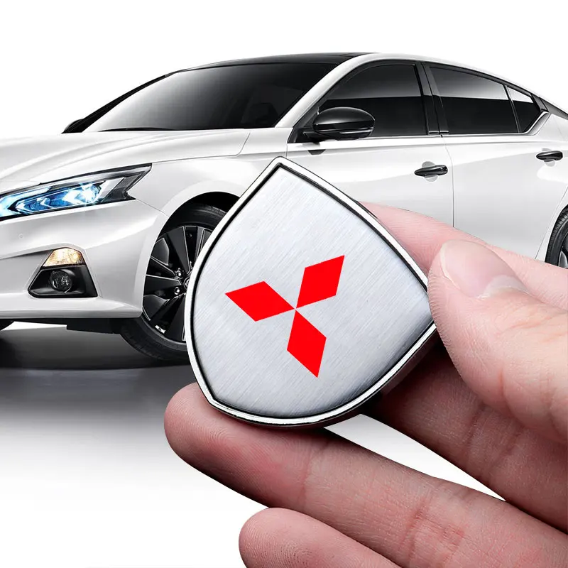 

Car Metal Emblem Sticker Chrome Badge Car Styling Decal for Mitsubishi Outlander 2001-2015 2016 2017 2018 Lancer Asx Accessories
