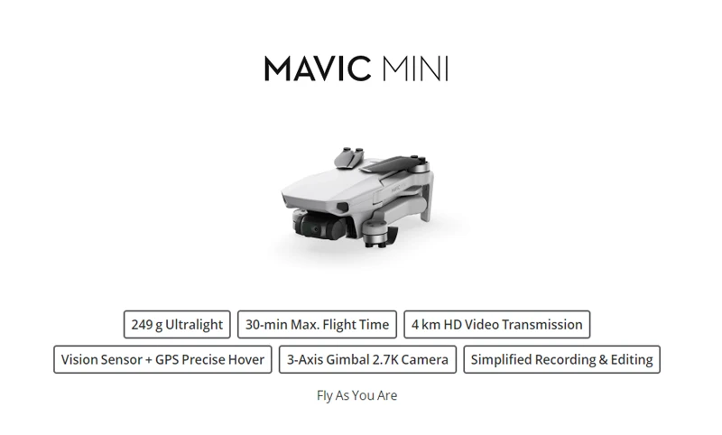 DJI Mavic Mini Fly More Combo MT1SS5 портативный Дрон максимум 30 минут время полета HD видео видение сенсор gps точное наведение