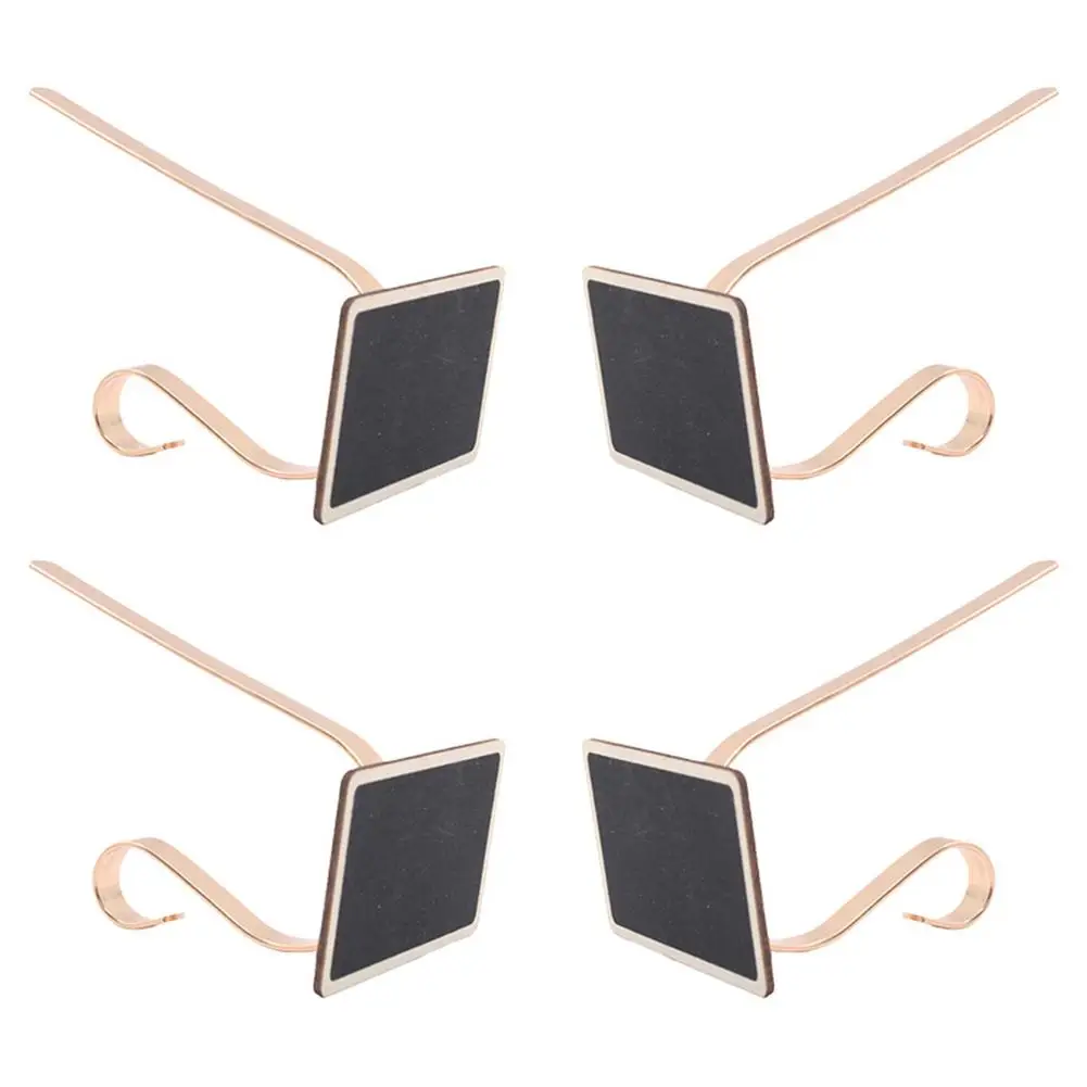 

4Pcs Christmas Sock Hook Metal Clips Xmas Stocking Holder Rack Fireplace Hanger Christmas Party Tree Hanging Hooks