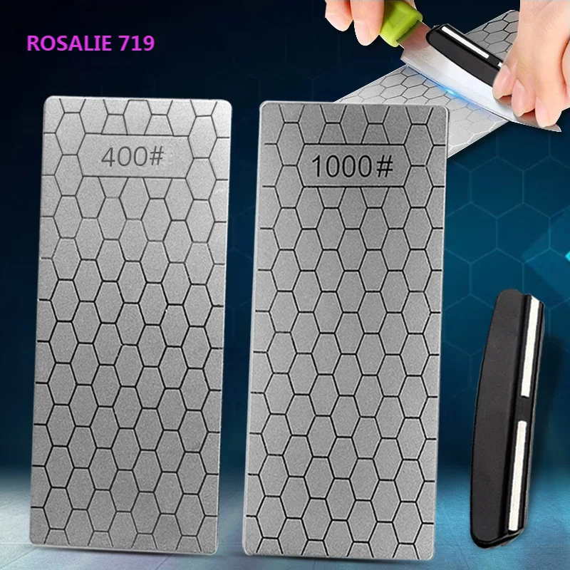 

Diamond Sharpening Stone Knife sharpener 150*63mm Ultra-thin Honeycomb Surface Knife Whetstone Kitchen Grinding Tool