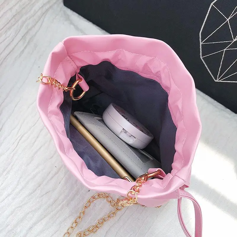 Корейская модная маленькая сумка с блестками Женская мини-сумка через плечо