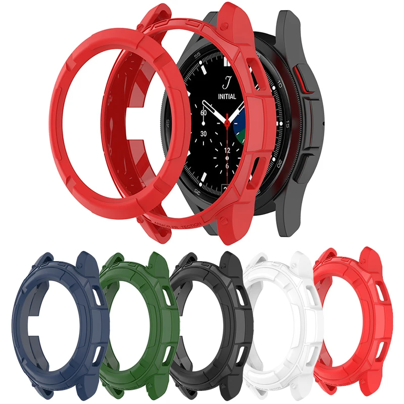 

Защитный чехол для Samsung Galaxy Watch 4 classic 46 мм, чехол для смарт-часов Galaxy Watch 4 classic 42 мм, армированный противоударный чехол