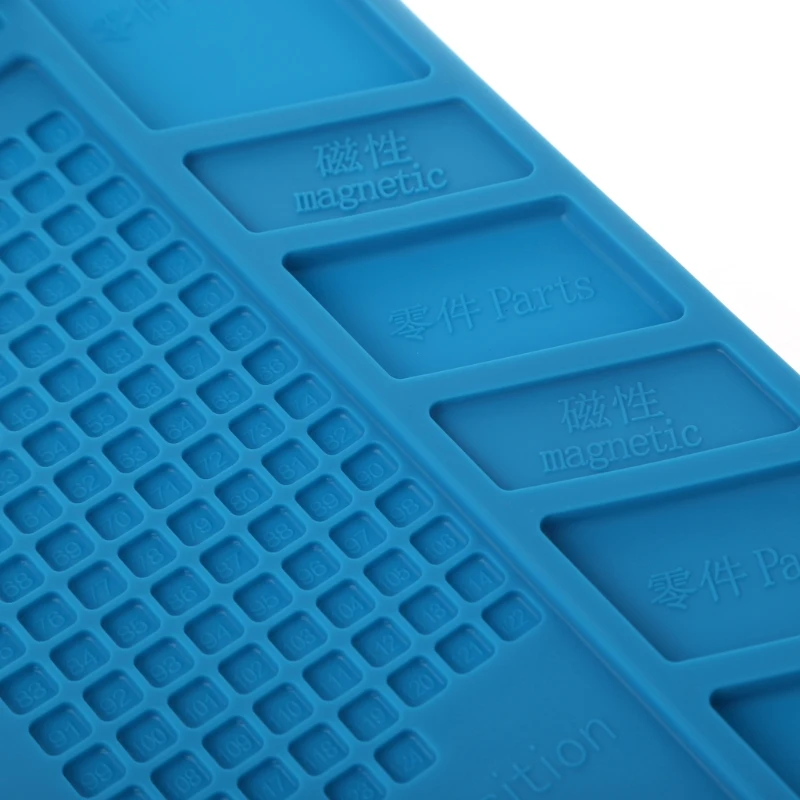 

45x30cm Heat Insulation Silicone Pad Desk Mat Maintenance Platform For BGA Soldering Repair Station
