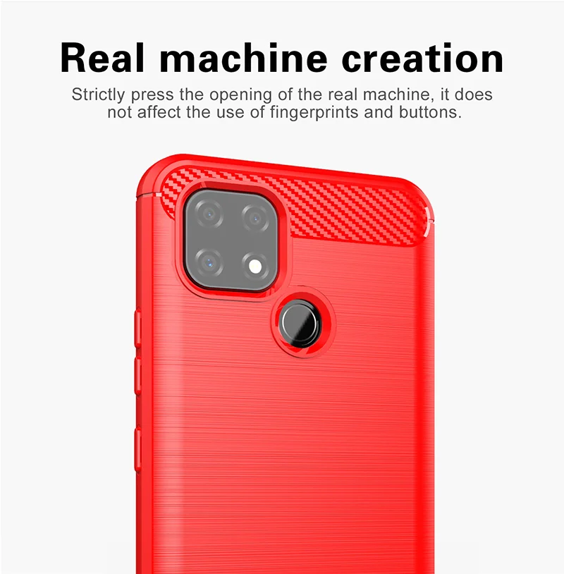 For Cover OPPO Realme C21 Case For Realme C21 Coque Protective Back Shockproof TPU Silicone Cover For Realme 6 8 Pro C21 Fundas