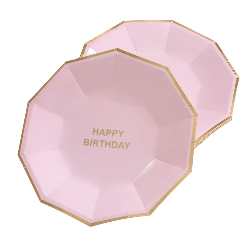 На Новый год и Рождество вечерние бумажные тарелки стаканы на день рождения