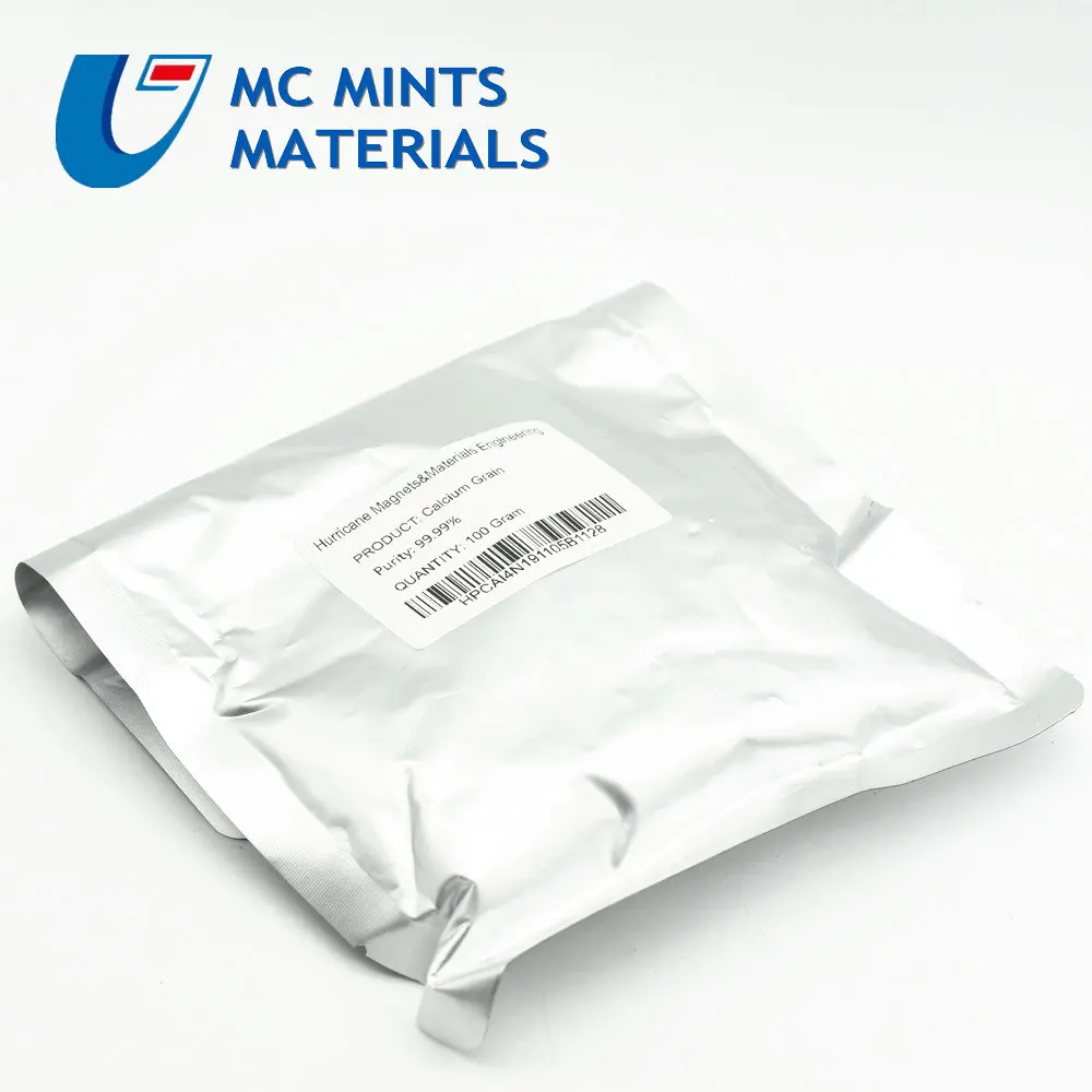 Зерно кальция 99.99% для коллекции элементов Pure Ca Сделай Сам хобби ремесла дисплей