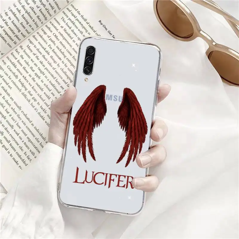 

Lucifer degenerate angel tv Phone Case Transparent for Samsung A71 S9 10 20 HUAWEI p30 40 honor 10i 8x xiaomi note 8 Pro 10t 11
