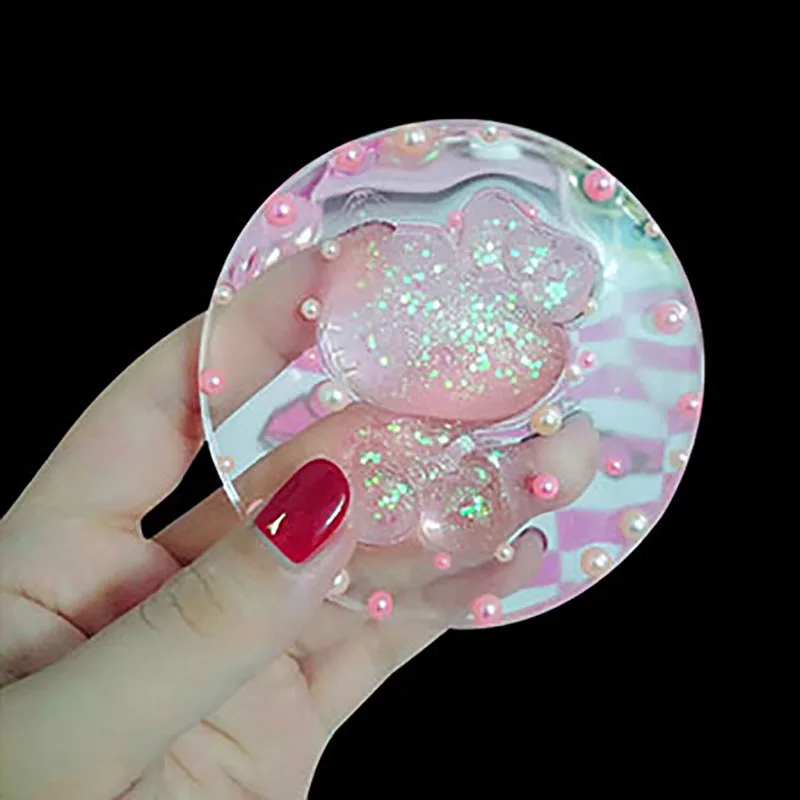 Molde de epoxi de cristal con dise&ntilde;o de gatos, herramienta de fabricaci&oacute;n de modelos de gato KT, adorno de silicona pr&aacute;ctico, colgante de joyer&iacute;a, molde de decoraci&oacute;n-0