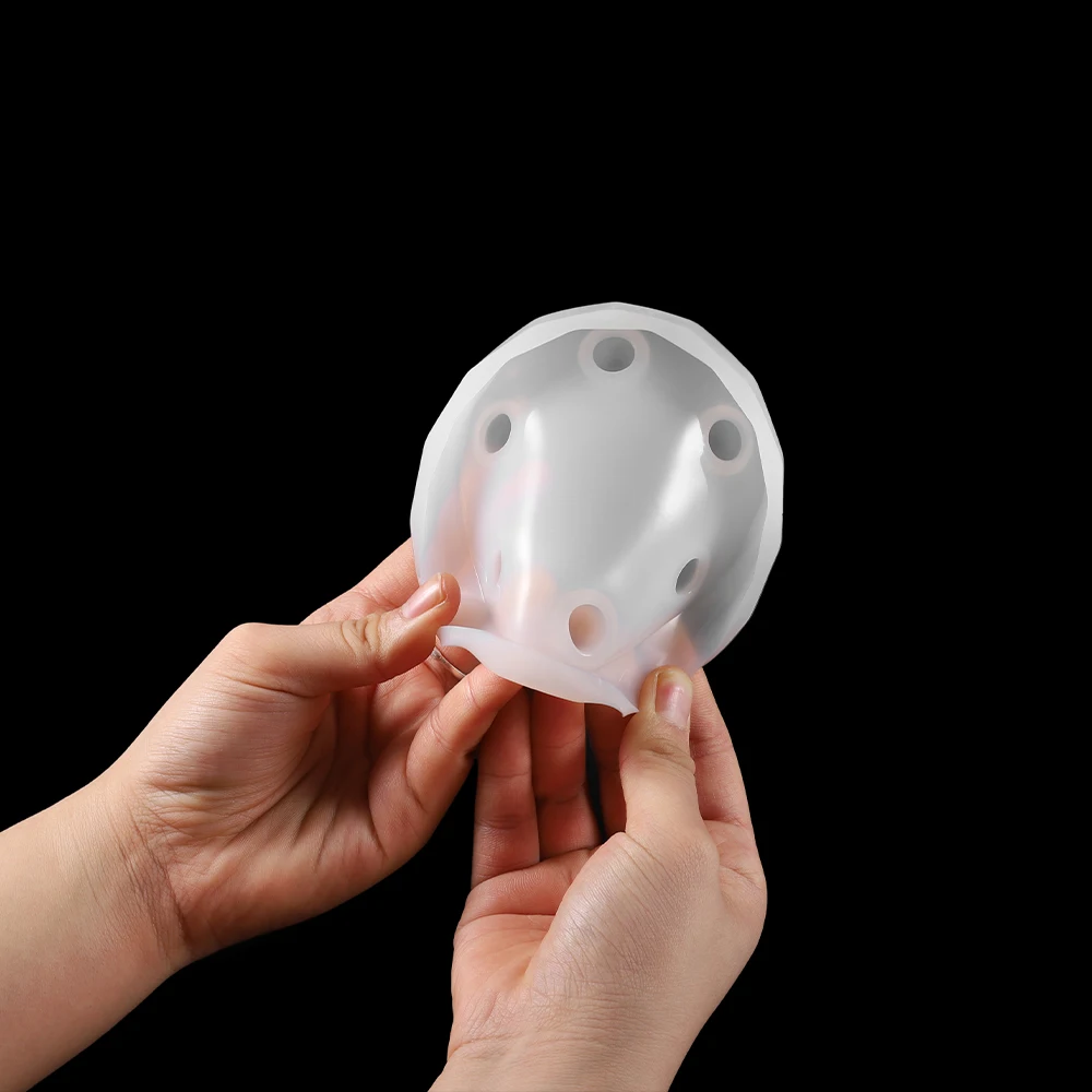 

1Pcs Round Irregular Tray Silicone Mold Ball Shape Coaster UV Epoxy Resin Mould for DIY Crafts Jewelry Decoration Making Tools