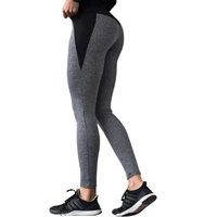 women new tights sports pants high waist tights sportswear long pants black grey yoga pants leggings excercise