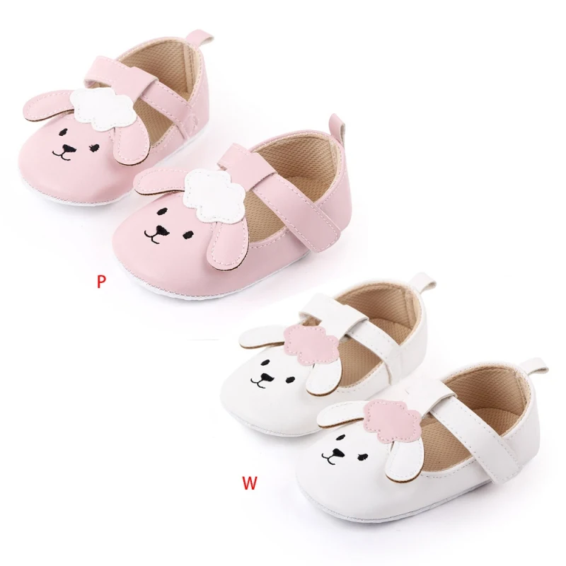 Zapatillas transpirables con estampado de dibujos animados para ni&ntilde;a, zapatos informales antideslizantes para caminar con suela suave, 2021-5