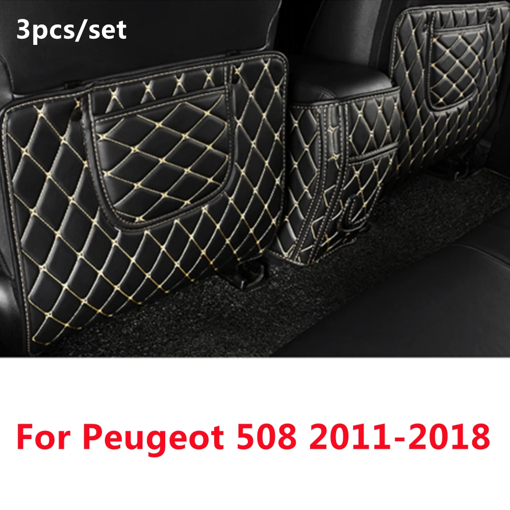 

Коврик XPE для защиты заднего сиденья автомобиля от ударов, защитный коврик для заднего подлокотника для Peugeot 508 (2011-2018 год), чехол для заднего ...
