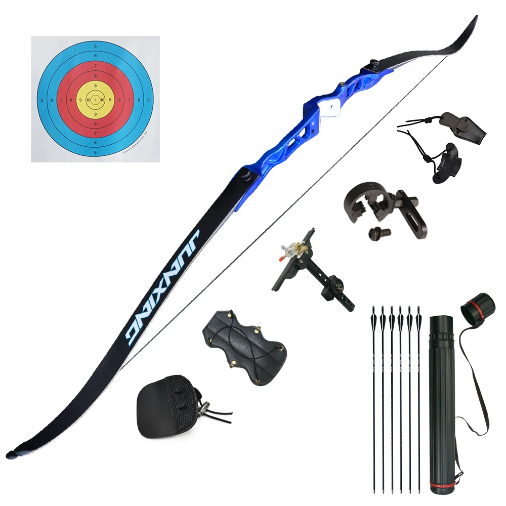 

D&Q 66'' Takedown Recurve Bow Set For Adults Fishing Hunting Shooting Target Practice Competition Athletic Longbow Archery Kit
