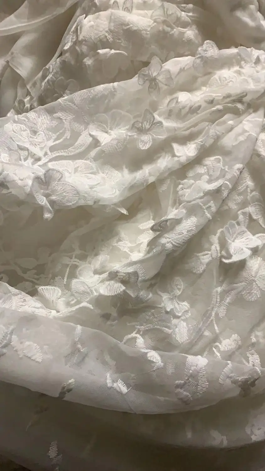 Сетчатая кружевная ткань для свадебного платья в наличии 5 ярдов zx02 | Дом и сад