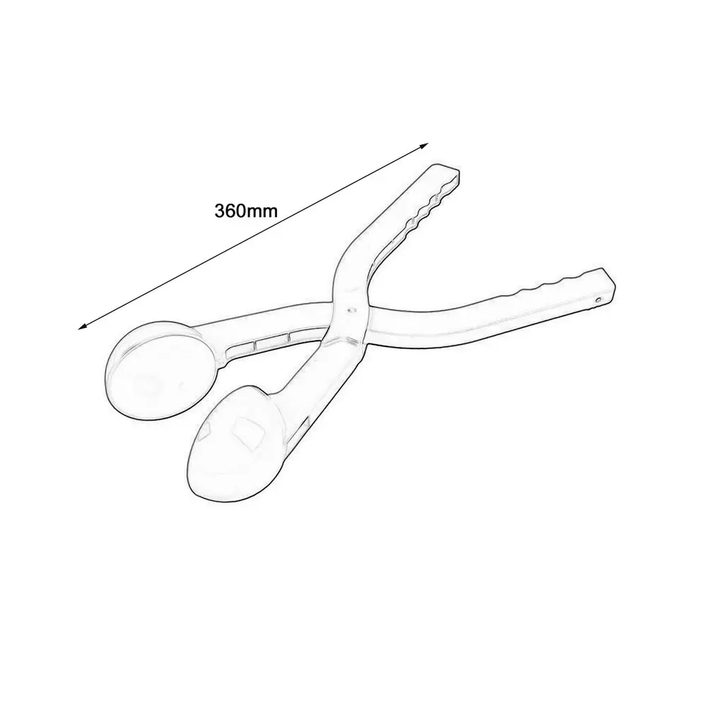 1 шт. двойной зимний уличный Снежный шар Производитель зажим ложка с зажимом