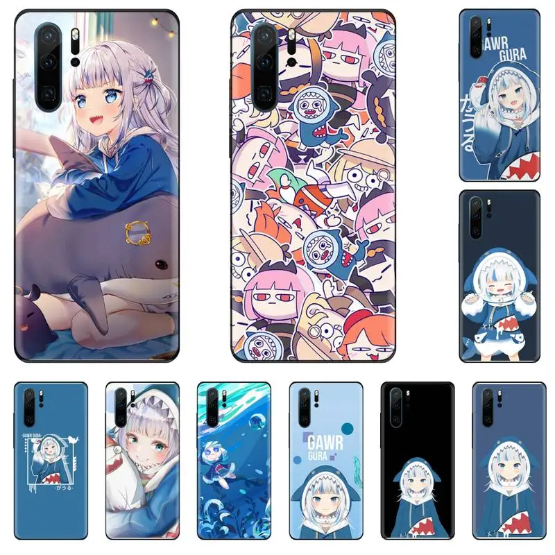

Gawr Gura Hololive Girl Phone Case Funda For Huawei P9 P10 P20 P30 Lite 2016 2017 2019 plus pro P smart