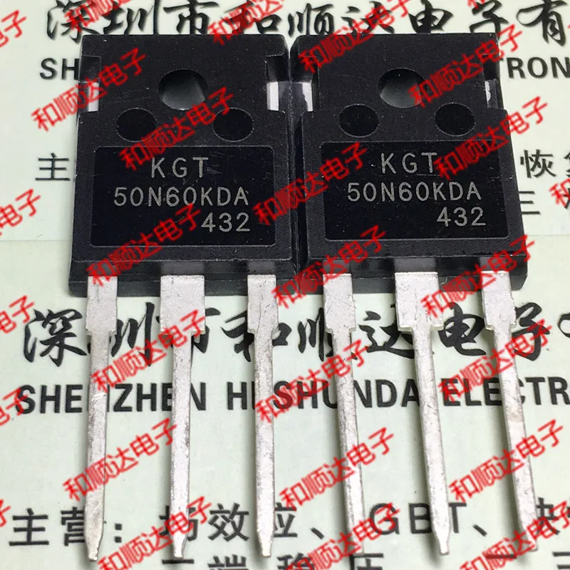 

10pcs/lot KGT50N60KDA KGT new TO-247 IGBT 600V 50A