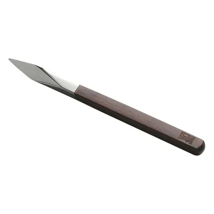 

The tea knife Stainless steel Damascus pu-erh tea by hand Wooden handle pry tea cone parts of Chinese style gift