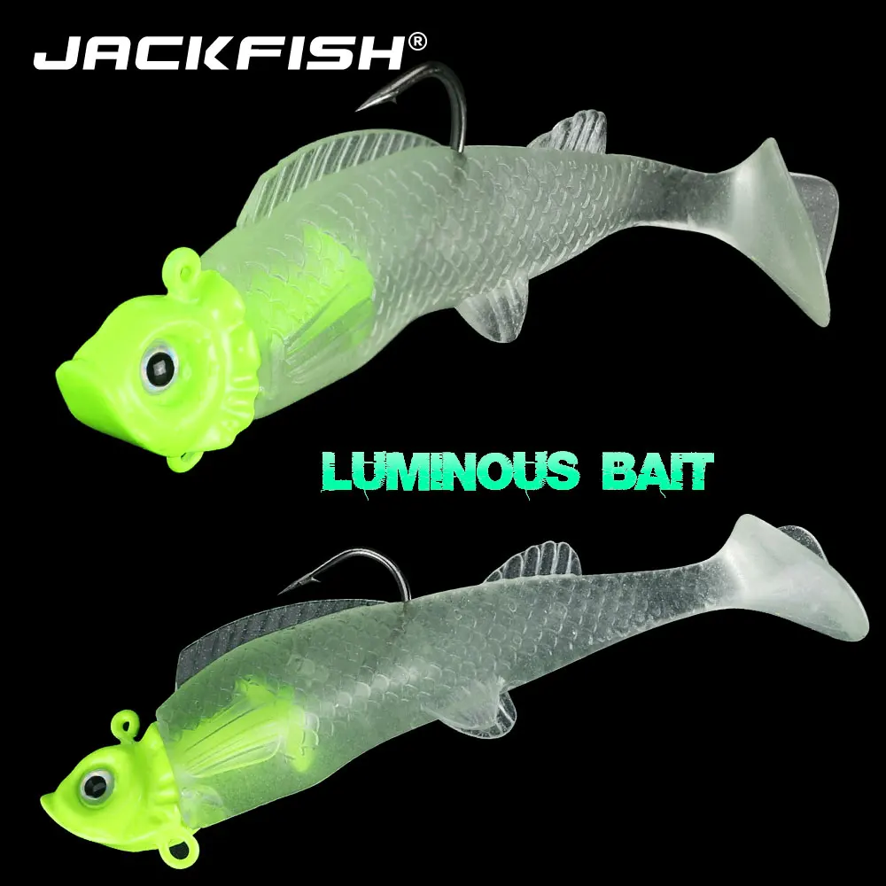 JACKFISH 7 г/15 г свинцовый джиг искусственная Мягкая приманка С рыболовным крючком 6