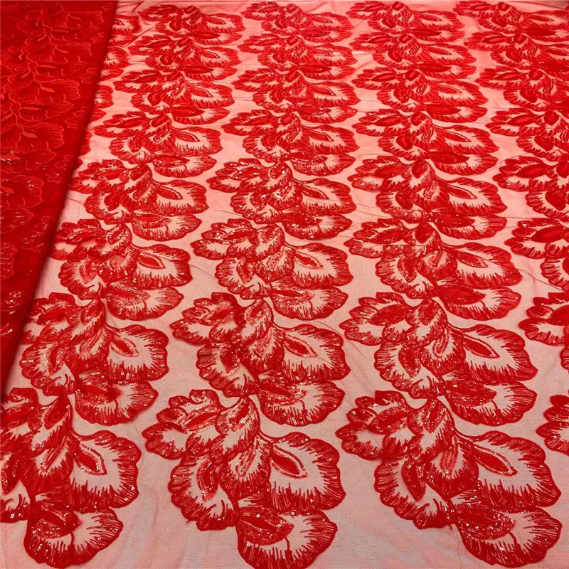 

2021 высококачественная ткань, вышивка, вечернее платье, блестки, Французская ткань из гипюра для шитья, 5 ярдов