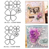 various flower combinations metal cutting dies for diy scrapbook album paper card decoration crafts embossing 2021 new dies
