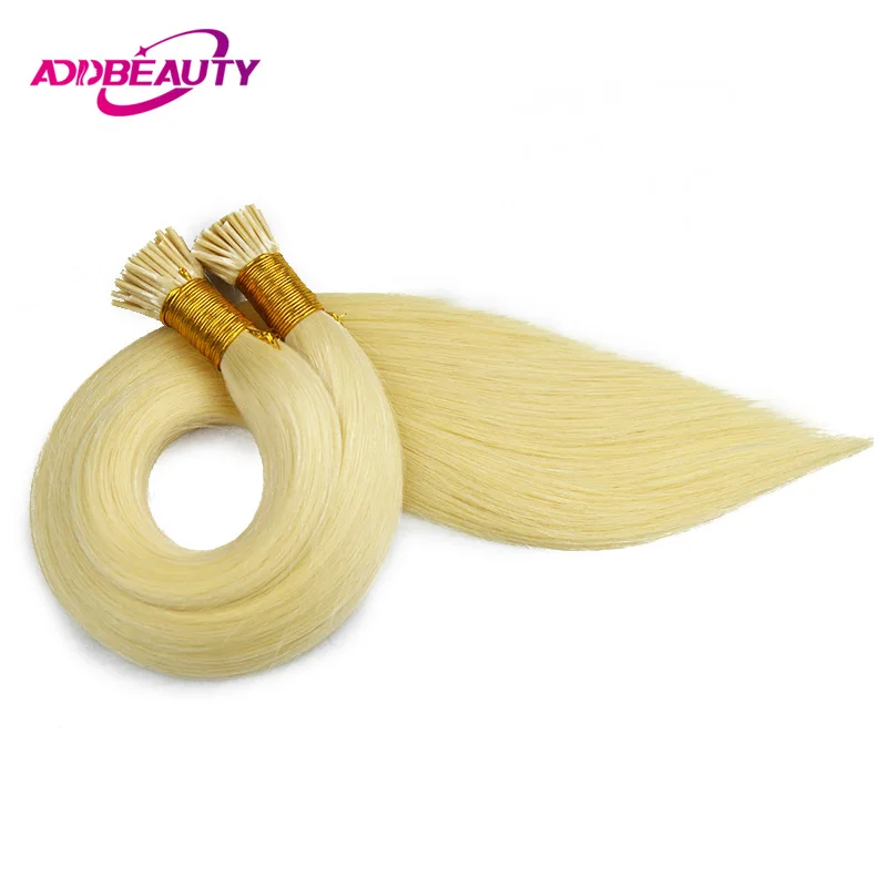 

Straight Raw Virgin Hair Extension I Tip Keratin Capsules 0.5g/Strand 40g/Set Brazilian Human Hair Thick End Bleachable 30%