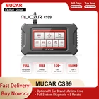 Диагностический сканер Mucar CS2 CS99, бессрочный Профессиональный инструмент для диагностики автомобиля, маслаSASBRAKEDPFETS