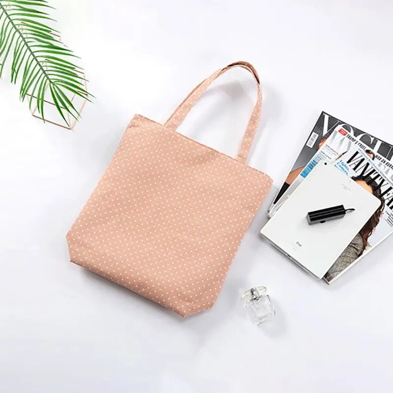 Прочная продуктовая сумка Повседневная через плечо хлопковые холщовые сумки