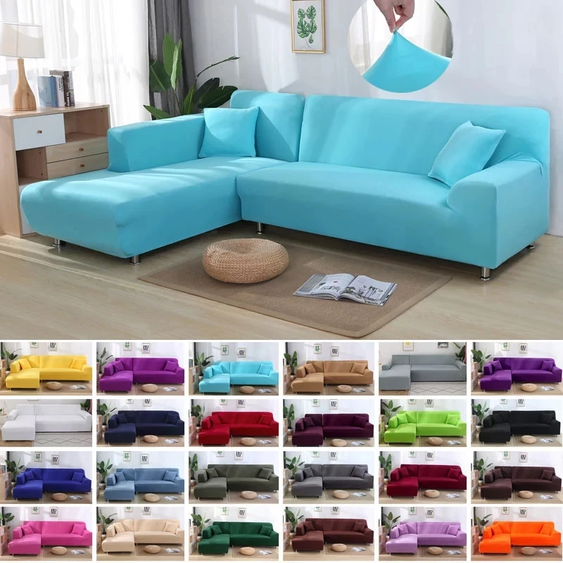 

Wholesale Solid Color Sectional Couch Slipcover, Living Room Quilted L Shape Sofa Protector/Sofa Covers