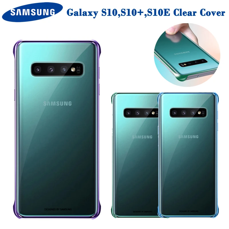 Оригинальный прозрачный чехол для телефона Samsung GALAXY S10 S10Plus S10E зеркальный из ТПУ 6