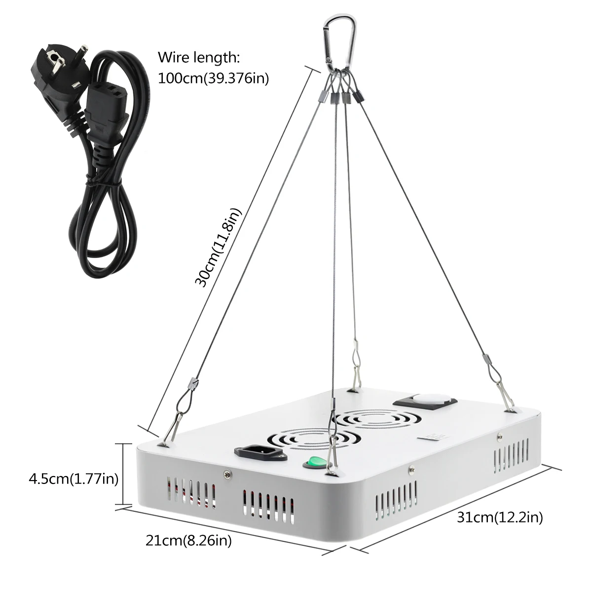 Светодиодная лампа высокой мощности для выращивания растений квантосветильник