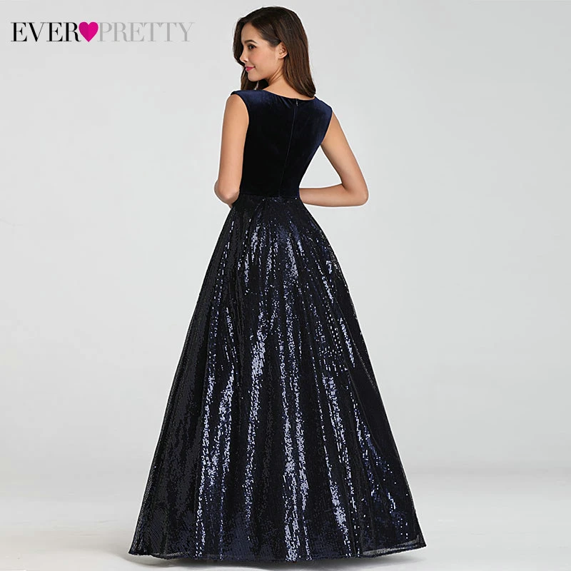 Vestidos De Festa Ever, красивое элегантное ТРАПЕЦИЕВИДНОЕ ПЛАТЬЕ С v-образным вырезом, бархатное, блестящее, с бисером, длинное официальное платье для вечеринки,, сексуальные платья для выпускного вечера