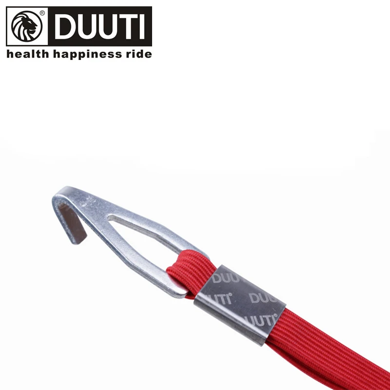 

1PC DUUTI Bicycle Tighten Luggage Rope Elastic Bundled Electric Vehicles Shelves Tied BD-104 Imported Rubber Band Aluminum Alloy