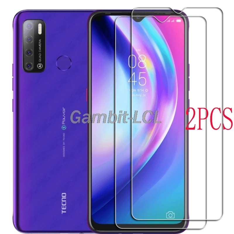 Защитное стекло закаленное для Tecno Pouvoir4 Pro Spark Power 2 | Мобильные телефоны и