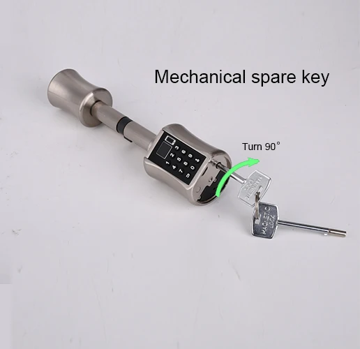 Bluetooth цилиндр TUYA App пароль Fingeprint умный дверной замок с цифровой клавиатурой