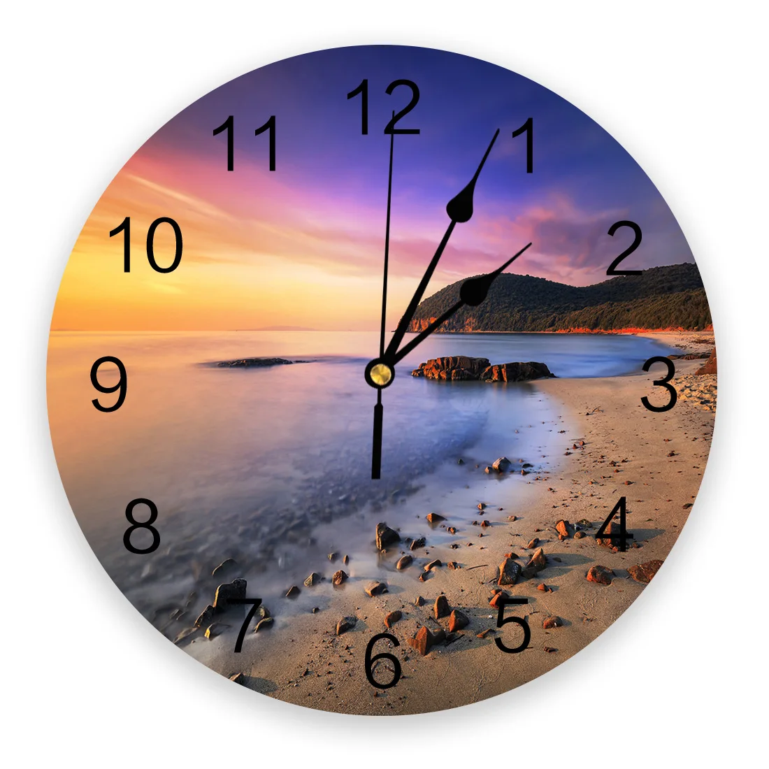 Настенные часы с каменными светильник нями настенные для украшения дома