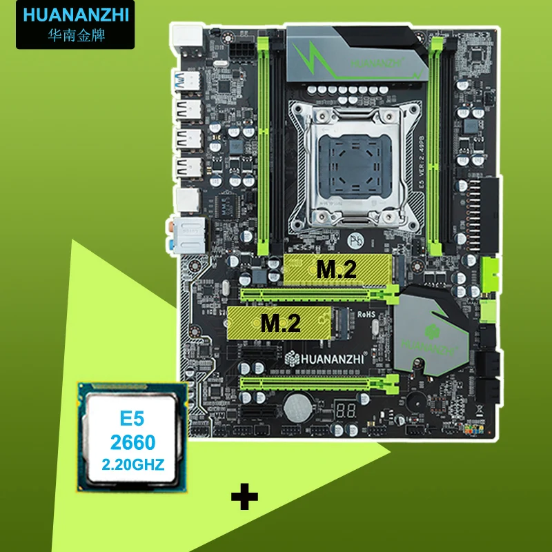Материнская плата HUANAN, набор процессоров X79 V2.49, материнская плата Intel Xeon E5 2660 C2, 4 канала оперативной памяти, поддержка 64 ГБ, самая проверенная в WIN7