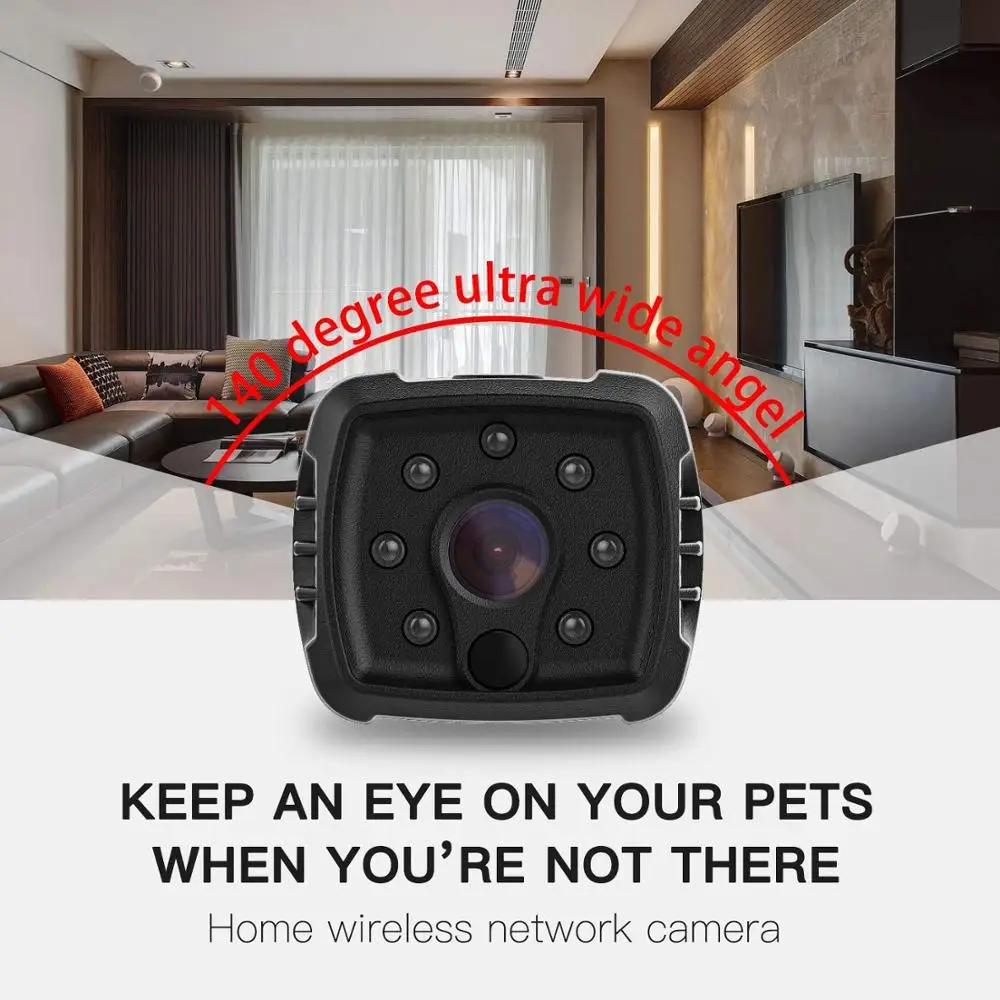 Мини wifi 1080P IP камера для домашней безопасности беспроводная маленькая