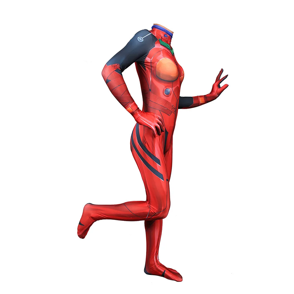 Halloween Costume Darling In The Fraxx Zero Two Cosplay for Kids Women Asuka Langley Shikinami Bodysuit Carnival Dress | Тематическая