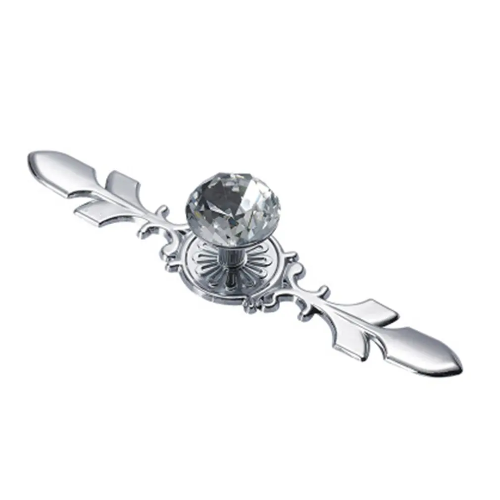 Цинковый сплав ручка с одним отверстием европейский стиль простой прозрачный