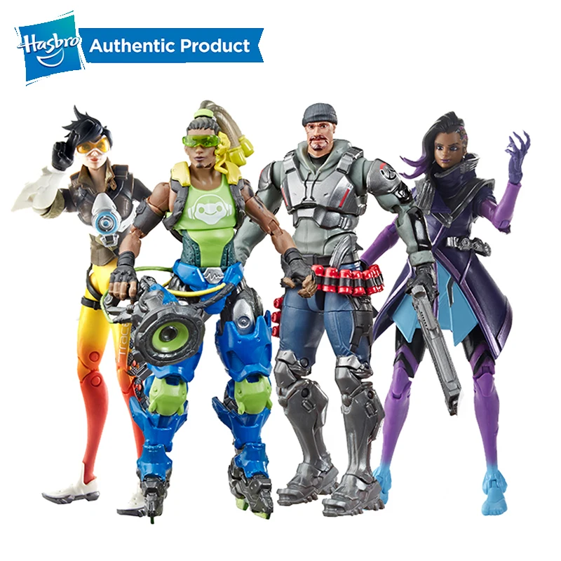 Hasbro Overwatch Ultimates Tracer Sombra Lucio Blackwatch Reyes 6 дюймов Коллекционные Фигурки Лидер продаж популярные на рынке