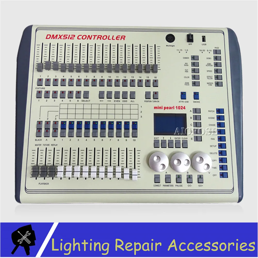 DMX Konsole 1024 Controller Für Bühnen Beleuchtung DMX 512 DJ Controller Ausrüstung Internationalen Standard 192/384 Konsole