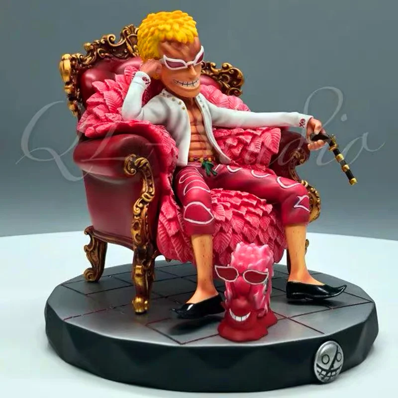 ONE PIECE Donquixote Doflamingo Statue JOKER Bust Seven Warlords Of The Sea GK ResinAction Figure Collectible Model Toy BOX H2 | Игрушки и