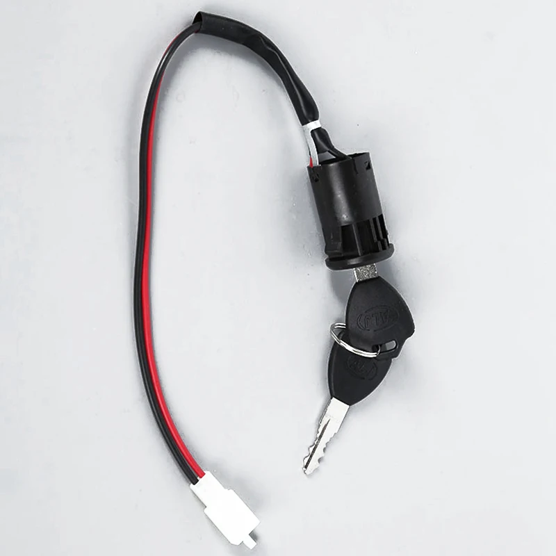 

Ignition Switch Lock And Key Set Two Positions For Electric Vehicle Scooter Tricycle Plastic + Metal Scooters Accessories