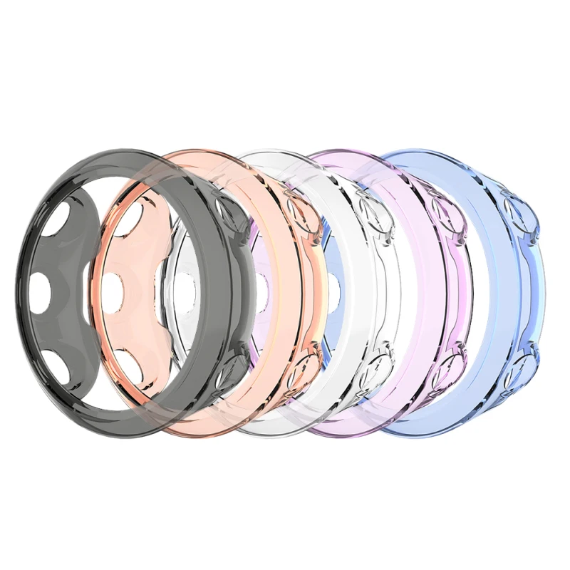 Аксессуары для смарт-часов силиконовый ударопрочный чехол из ТПУ Garmin Forerunner 45 S/45