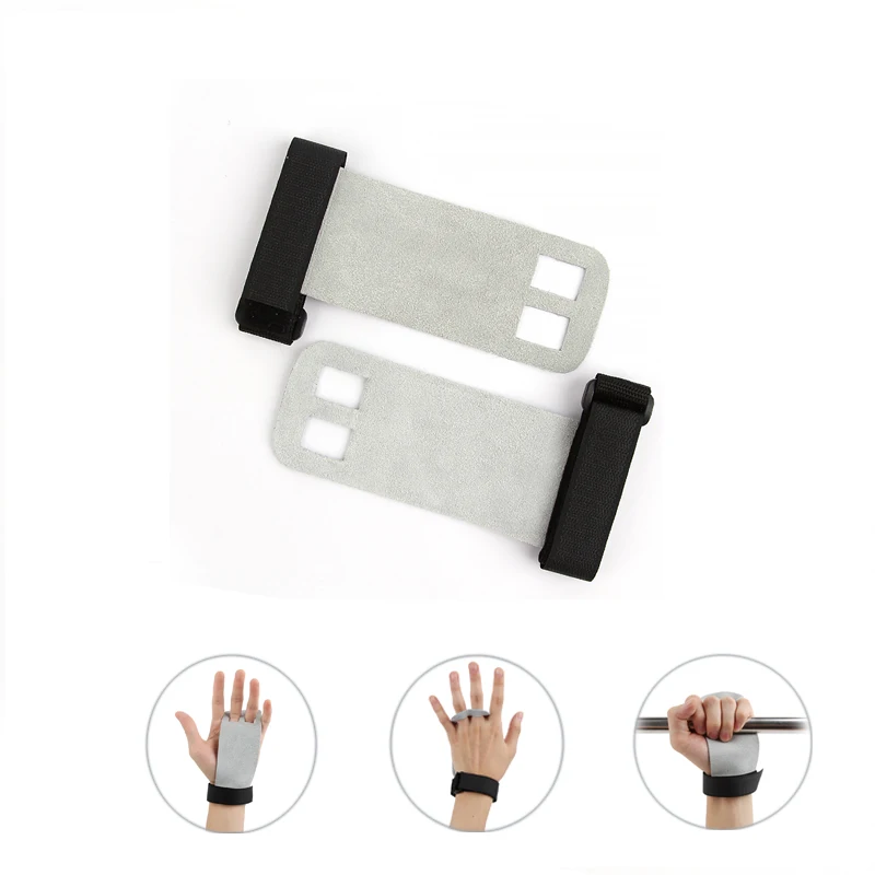 Кожаные перчатки для тяжелой атлетики напульсники защита ладоней Кроссфит