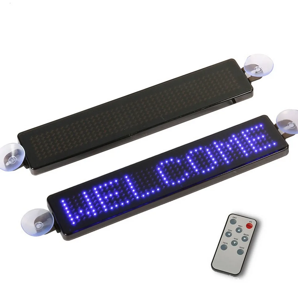 

Car Message Display Board 12V Car LED Programmable Sign Moving Scrolling Ultra-thin Message Display Board Screen LED Display