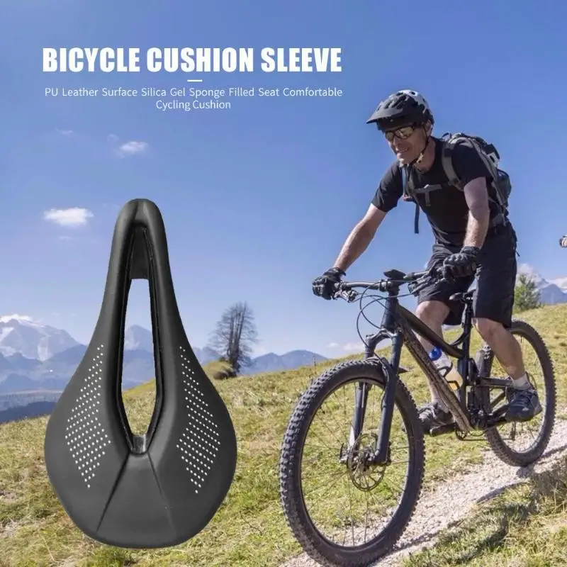 Новое велосипедное седло MTB велосипедные седла для горного велосипеда Велосипедное гоночное седло PU дышащая мягкая подушка седла