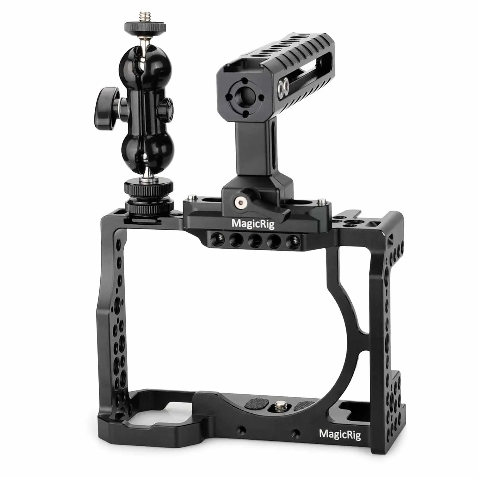 Клетка для камеры MAGICRIG DSLR с ручкой NATO и шаровой головкой Sony A7RIII /A7RII /A7II /A7III /A7SII /A7M3 |